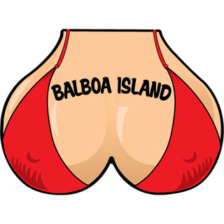 Balboa Island Bikini Top Sticker