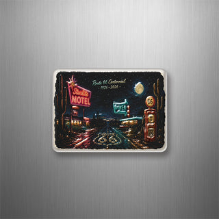 Centennial Night Route 66 3D Magnet