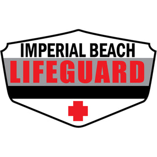 Imperial Beach CA Lifeguard Shield Sticker