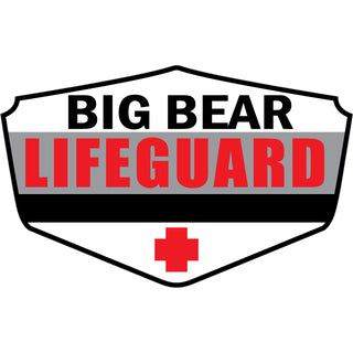 Big Bear Lifegaurd Shield Sticker