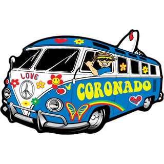 OK4 Coronado Hippie Bus (00519) Sticker