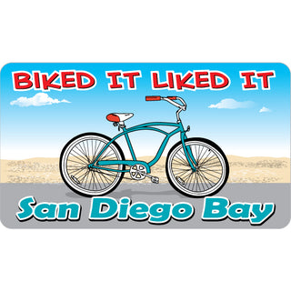 OK4 SAN DIEGO BIKED IT LIKED IT Sticker