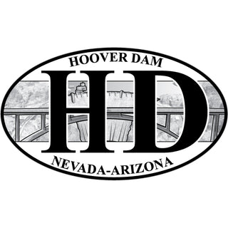 Nevada Arizona   Hoover Dam Sticker