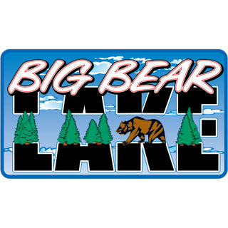 Big Bear Lake with Lake and Trees Sticker