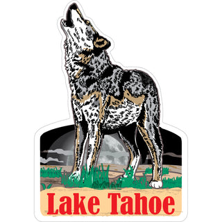 OK4 Lake Tahoe Howling at the Moon Sticker