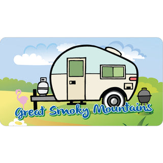 OK4 Great Smoky Mountains Teardrop Camper small (0105 00901 14) Sticker