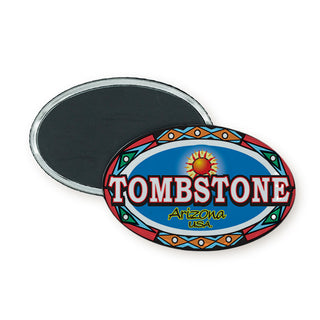 Tombstone Arizona SW Border Oval Badge Magnet