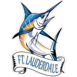 Ft Lauderdale Marlin Sticker