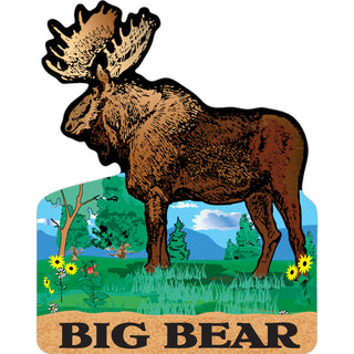 Big Bear Moose Sticker