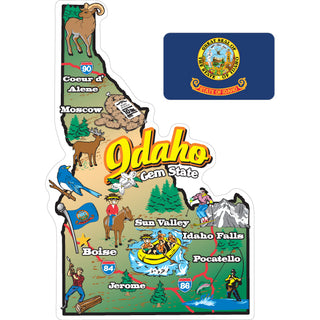 Idaho Map Sticker
