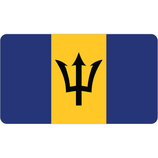 Barbados Flag Sticker