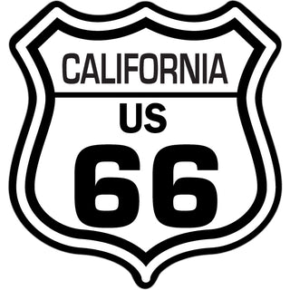 California   Route 66 Shield Sticker
