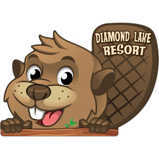 Diamond Lake Resort Beaver Looking Over Sticker