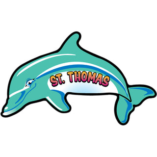 ST THOMAS DOLPHIN Sticker