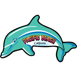 OK4 Pacific Beach  CA Dolphin (00095) Sticker