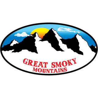 Great Smoky Mountains   Mountains Oval Sticker