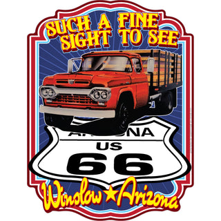 WINSLOW ARIZONA STANDING ON THE CORNER WINSLOW TRUCK Sticker